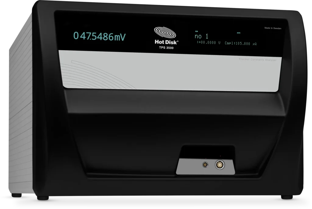 Hot Disk 3500 Front from side angle