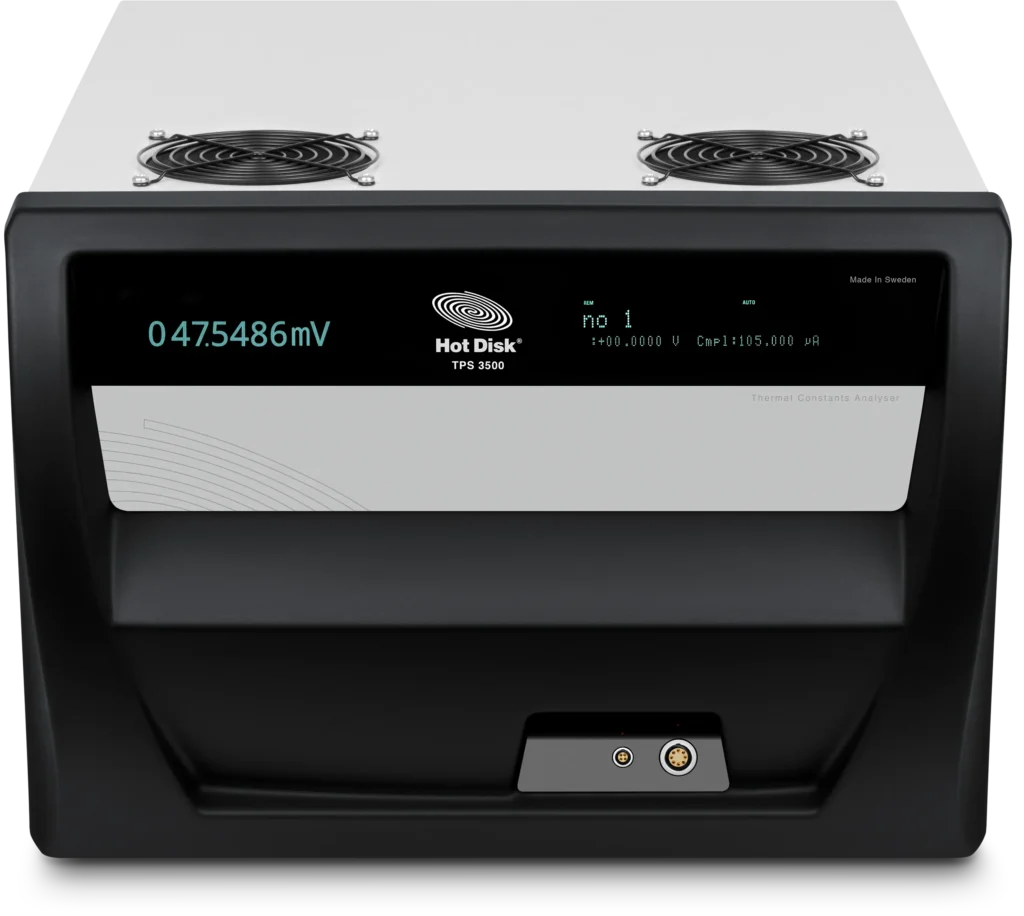 Hot Disk 3500 Front from top angle